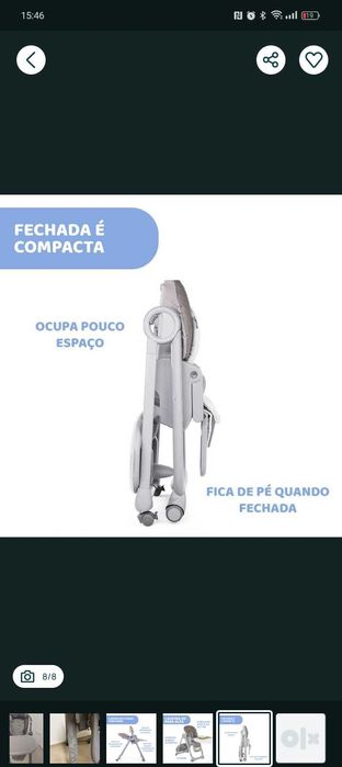 Cadeira alimentação
