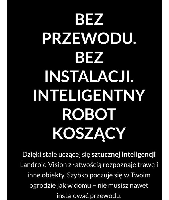 Robot koszący Worx Landroid Vision M800 WR208E 800m2