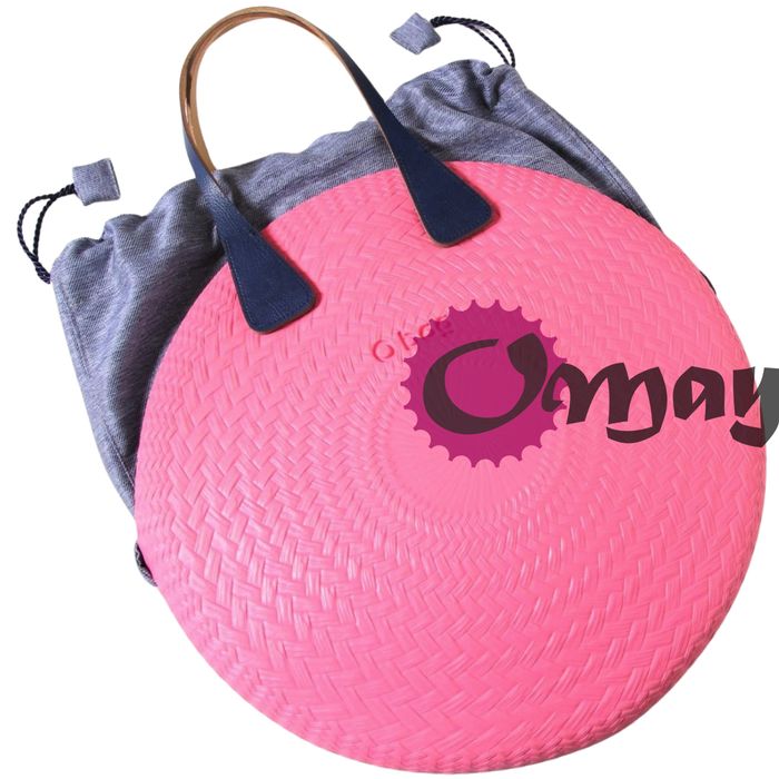 Niebieski organizer worek do OBAG TWIST MINI "jeans" 2 kieszenie OMAY