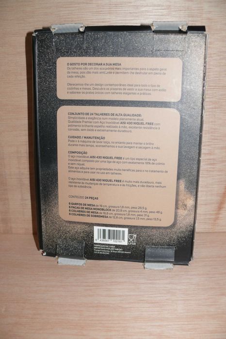 Faqueiro 24 peças - Aço inoxidável