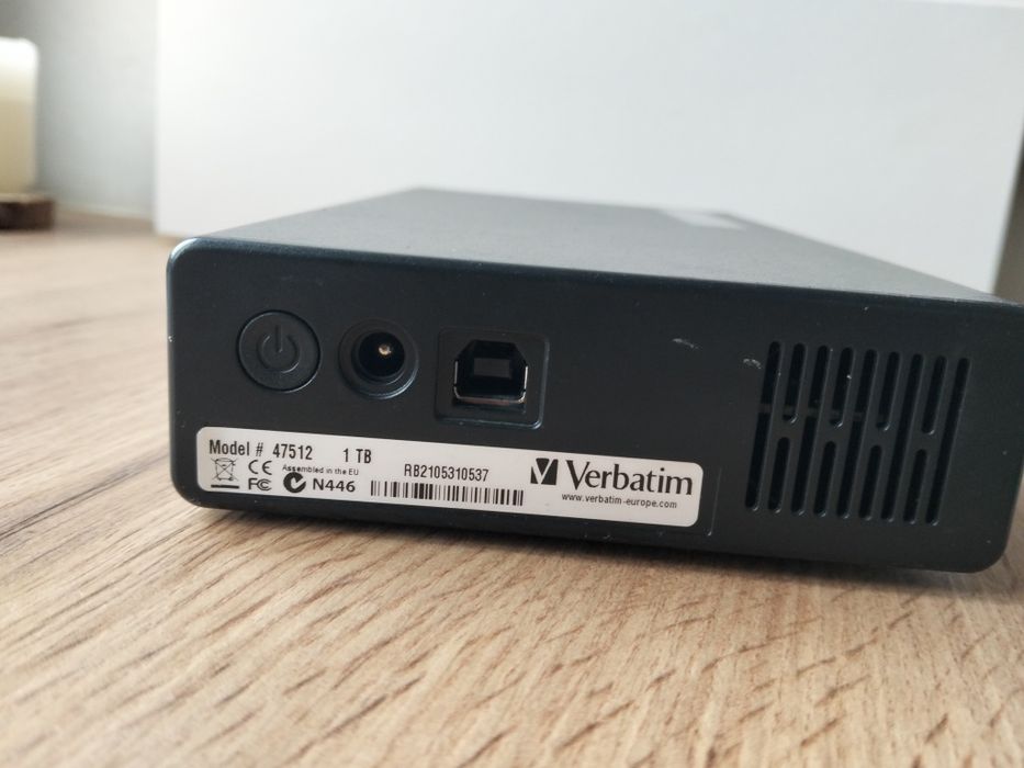 Зовнішній диск 1 ТВ Verbatim