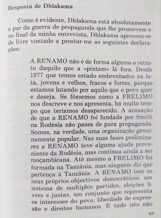 RENAMO em Defesa de Moçambique