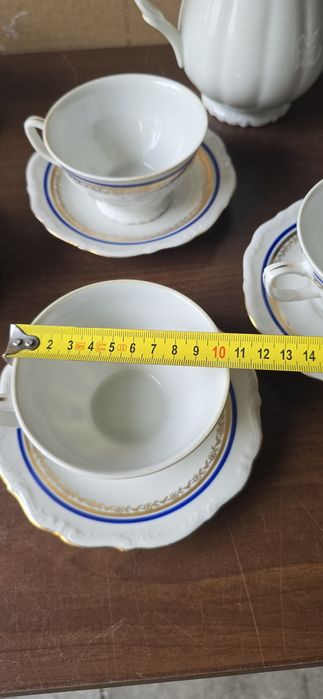Stary zestaw kawowy Porcelana Bogucice PRL