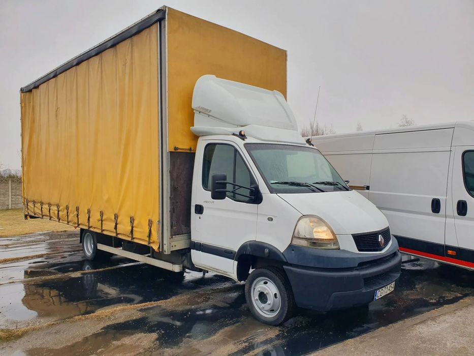 Renault MASCOTT Mascot master maxi 3.0  DMC 3500 na kat B, Duży Mascott KLIMA, FIRANKA śliczny FV 23% firanka