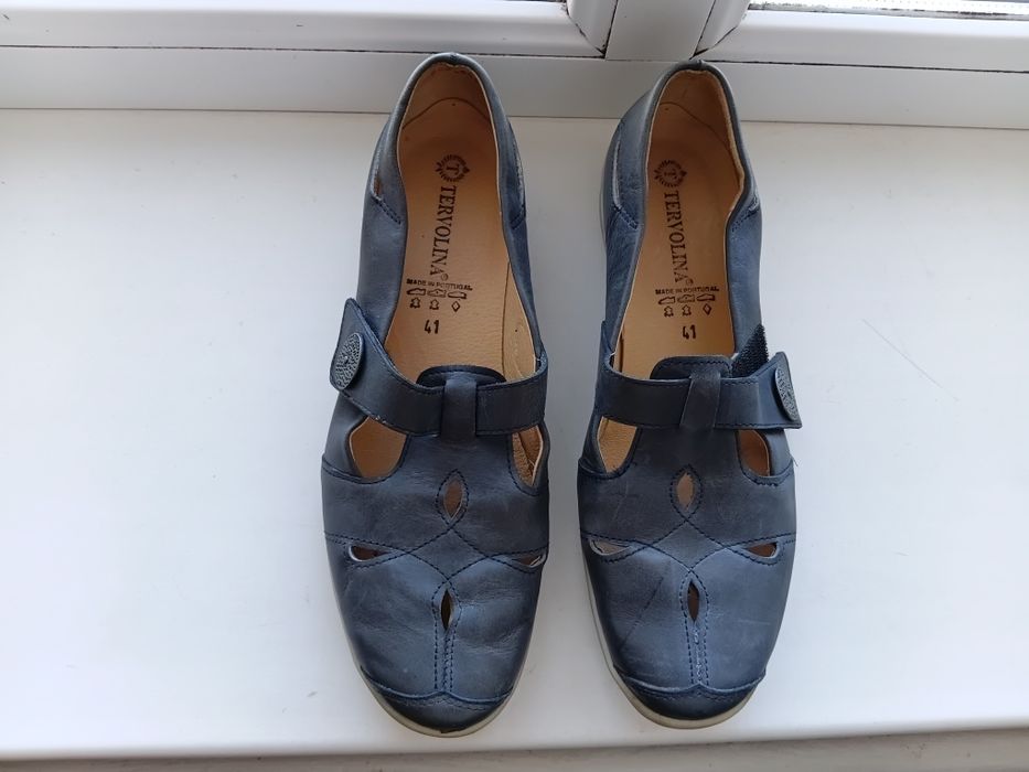 Нат.шкіра Сліпони Туфли розмір 41-42