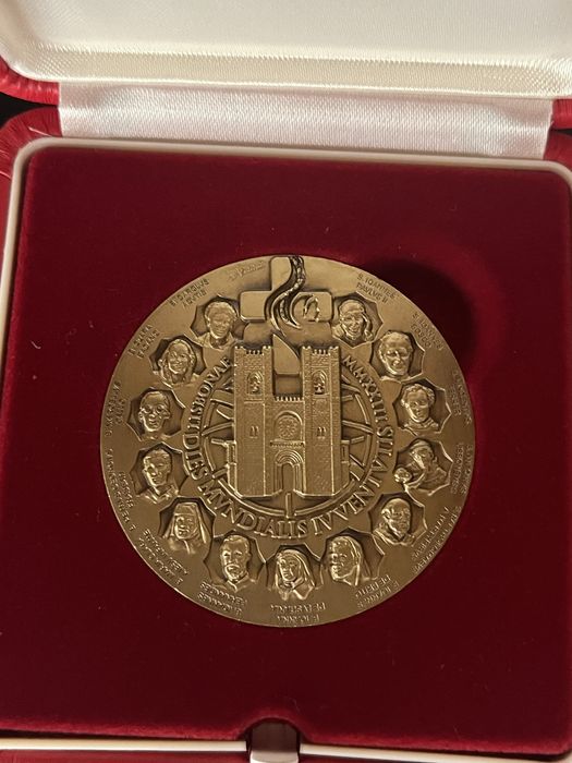 Medalha comemorativa Papa Portugal