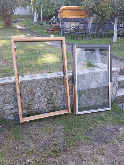 Okna Drewniane Dachowe z demontażu