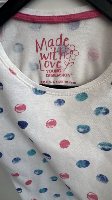 Camisola às bolinhas Primark Young Dimension 3-4 anos