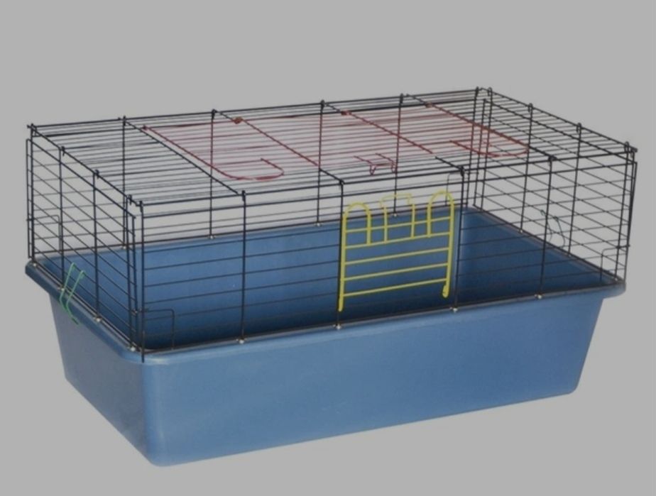 Клітка б/у Лорі Гранд Кролик Клітка для гризунів, цинк, 910 х 520 х 45