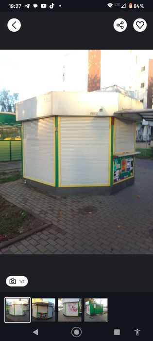 Kiosk pawilon kontener