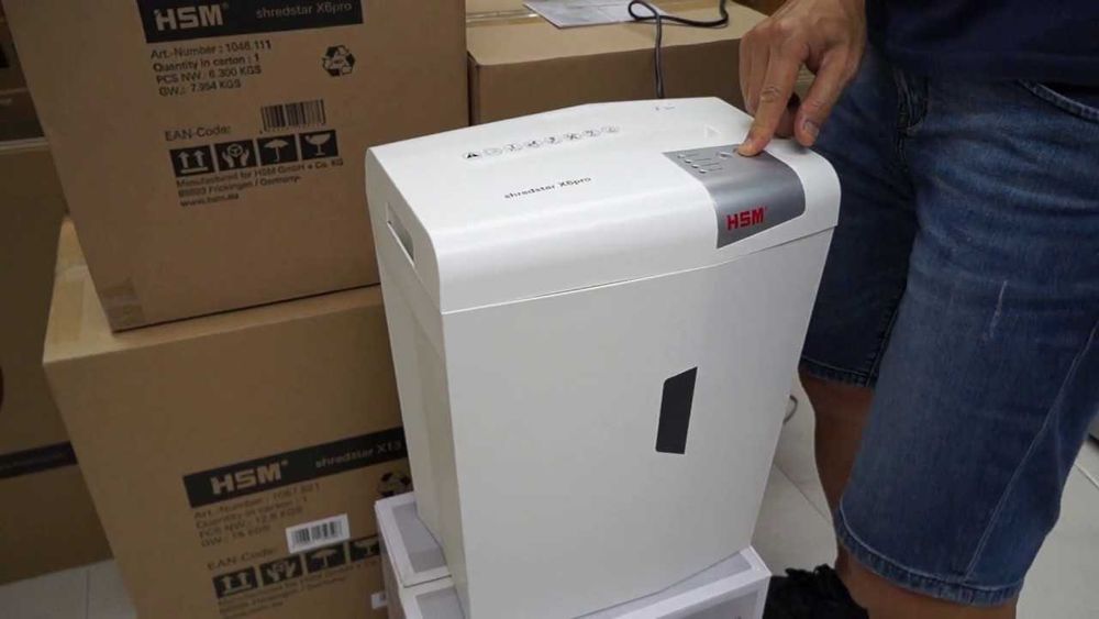 najtaniej ! Nowa niszczarka z HSM x5 RODO / FAKTURA VAT
