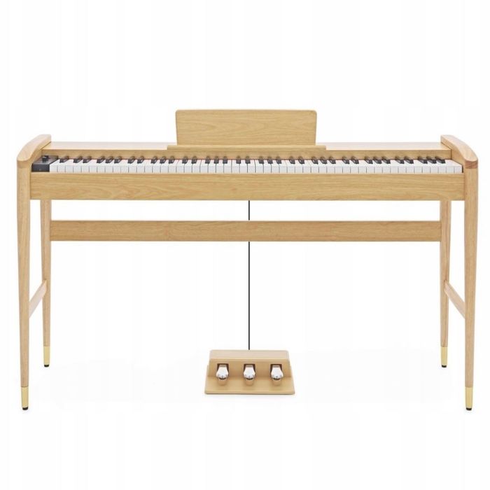 Gear4music Keynote Contemporary pianino cyfrowe 88 klawiszy, Bluetooth, dąb