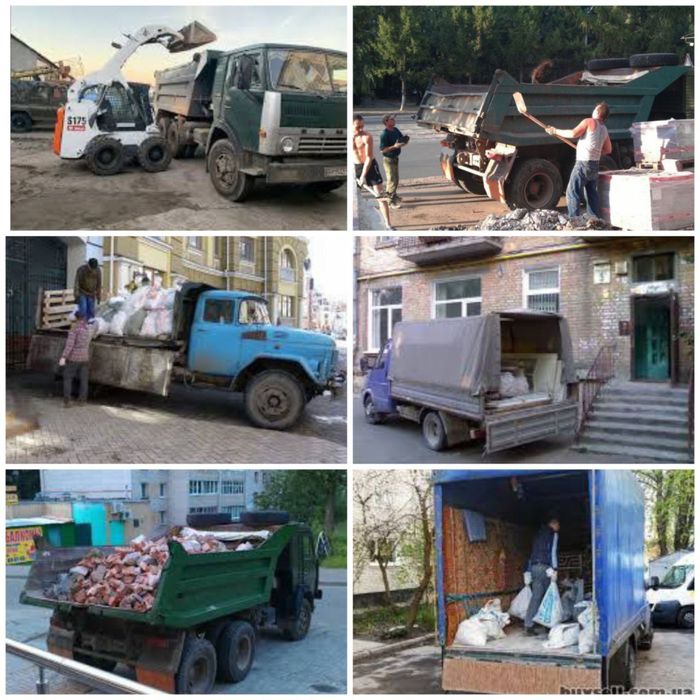 Вывоз мусора, грузчики, перевозки. Вывоз хлама, мебели, строй мусора.