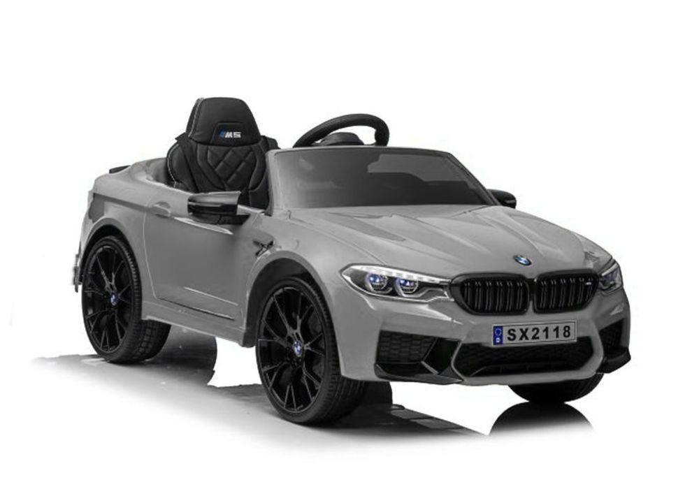 Auto Na Akumulator Bmw M5 Srebrny Lakierowany