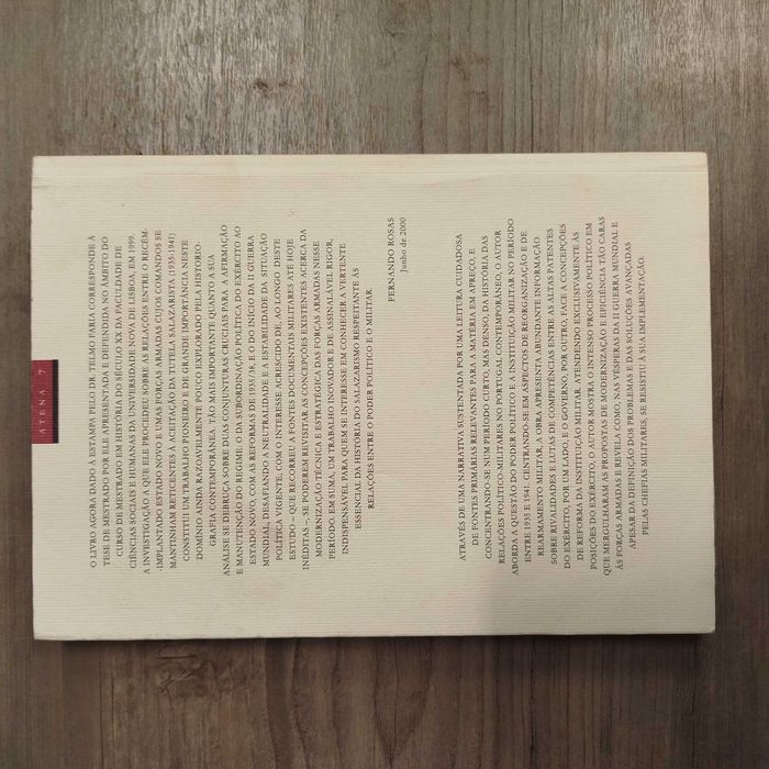 Debaixo de Fogo! – Salazar e as Forças Armadas 1935-41 de Telmo Faria