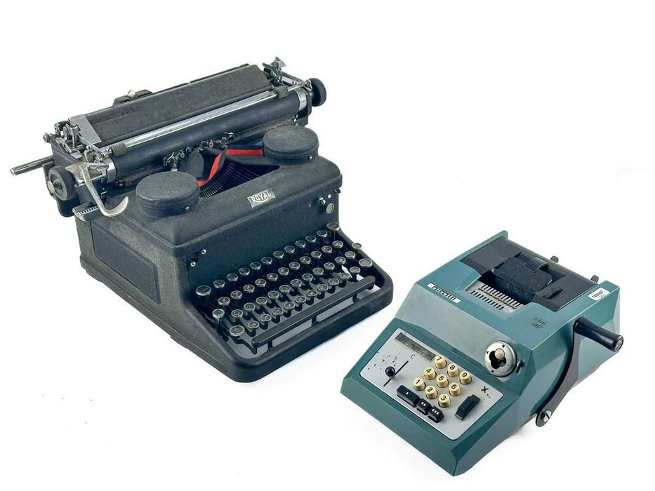 Máquina de escrever vintage portátil Brother 100