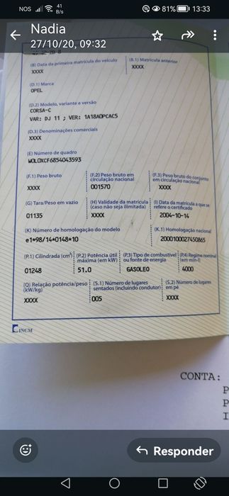 venda de acessórios de automóveis