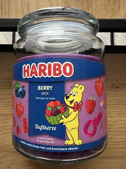 Duża świeca sojowa Świeca zapachowa Haribo Berry Mix