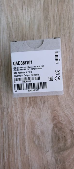 Czujnik przylgowy Siemens QAD36