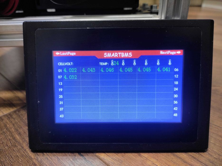 Збірка 24V 5.5 кВт/г NMC (Hyundai Kona) + BMS + Балансир + Екран