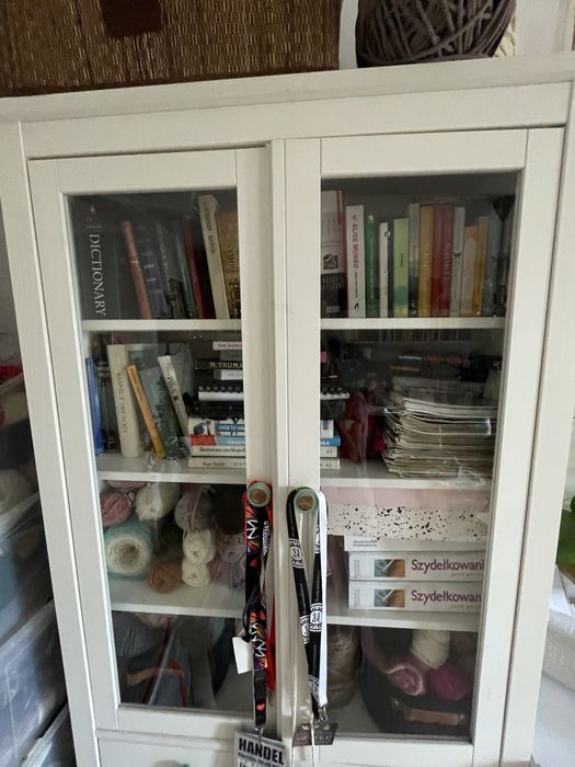 Witryna drewniana Ikea Hemnes do renowacji