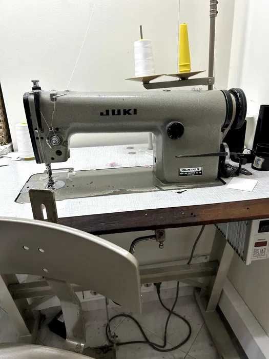 Maq.Ponto Corrido JUKI DLN-415 C/Motor TEXI POWER 550 SM AC S. Usada