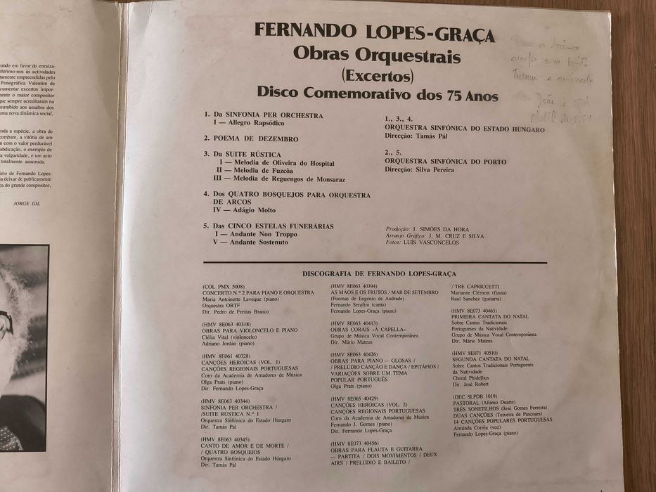 Disco Comemorativo Dos 75 Anos