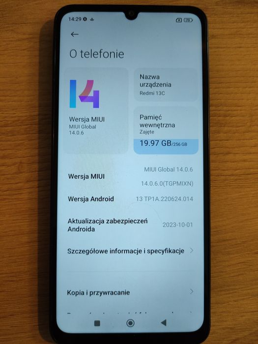 Xiaomi redmi 13c