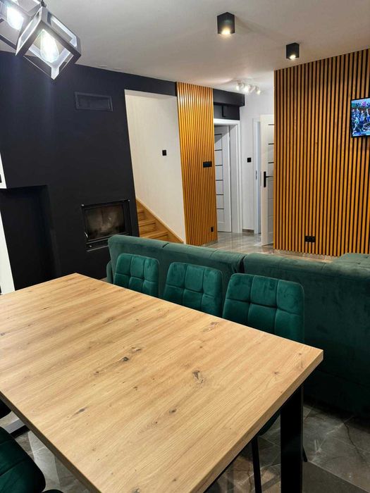 Domek nr 3 z jacuzzi (termobania), staw, sauna, 10 osób