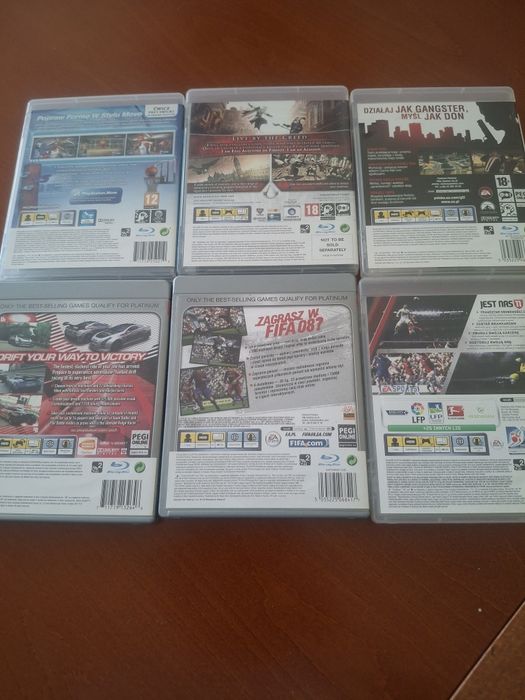Zestaw 6 gier na Playstation 3
