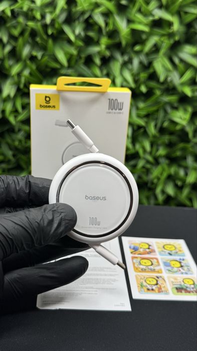 Кабель Baseus Free2Draw Mini Retractable Charging Cable TypeC to TypeС