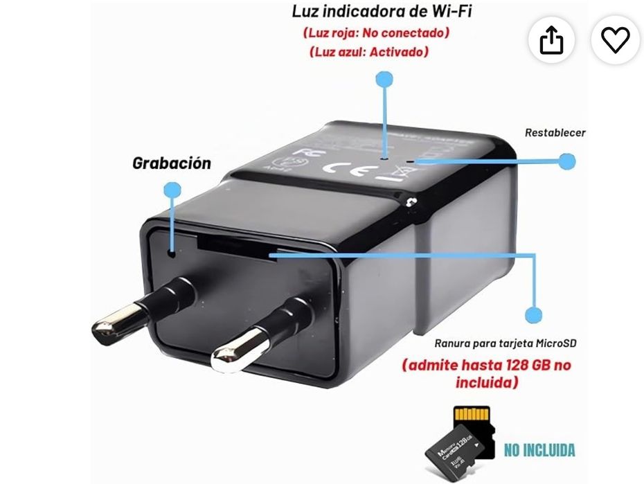 Camera oculta de  vigilância  Wifi