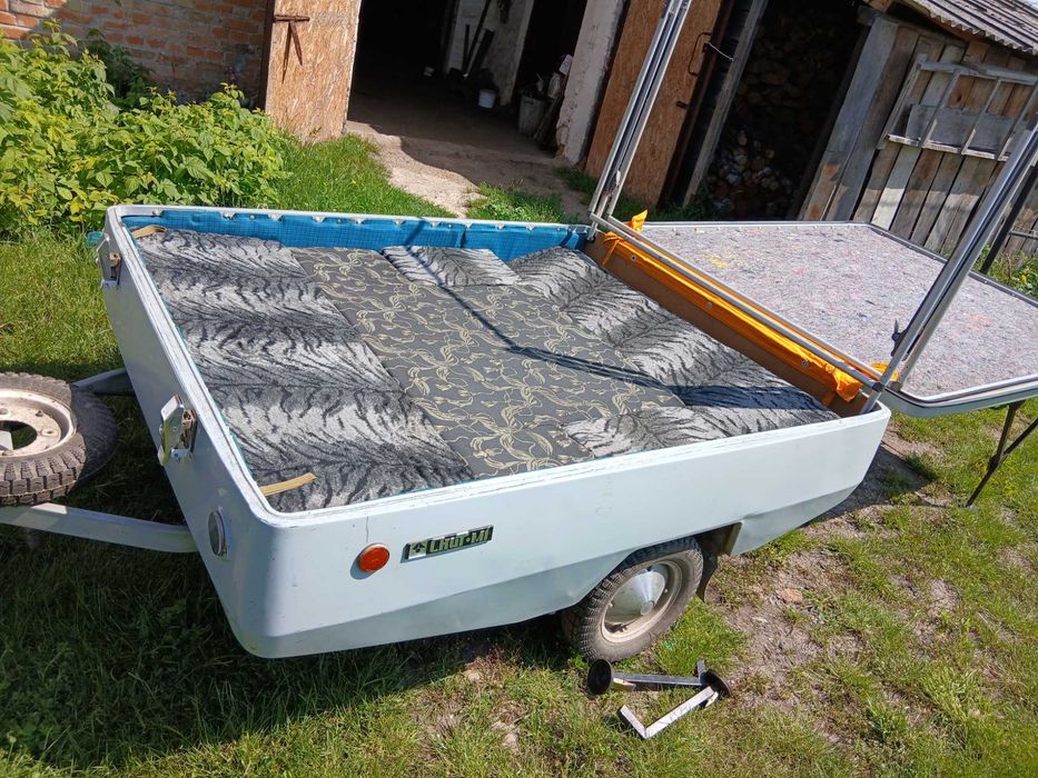 Прицеп Skif M1 палатка , кемпінг  на 4 місця з верандою 2-4м