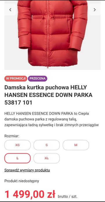 HellY HANSEN Parka Damska-kurtka