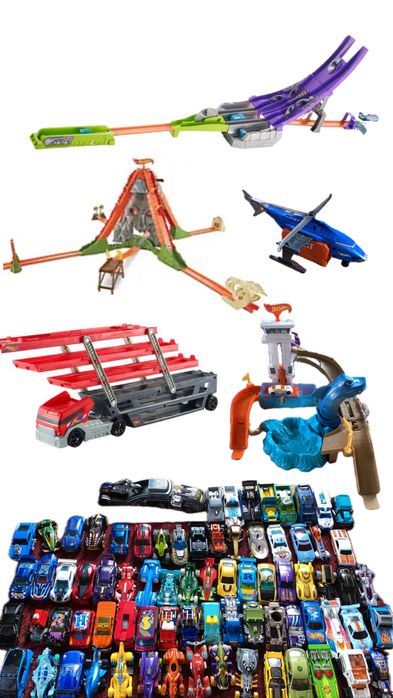 Hot Wheels треки машины грузовик трасса