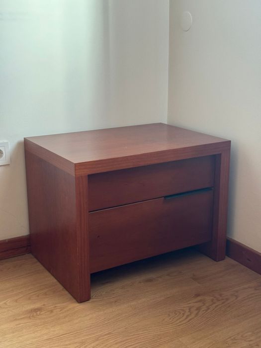 Conjunto Mobilia de Quarto - Madeira - Excelente Estado