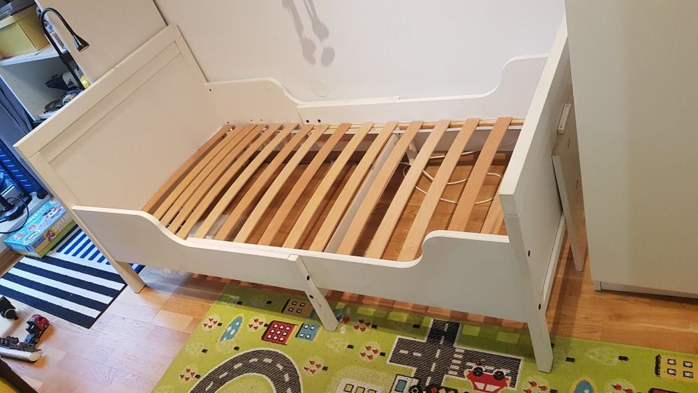 Łóżko dziecięce, drewniane IKEA Sundvik