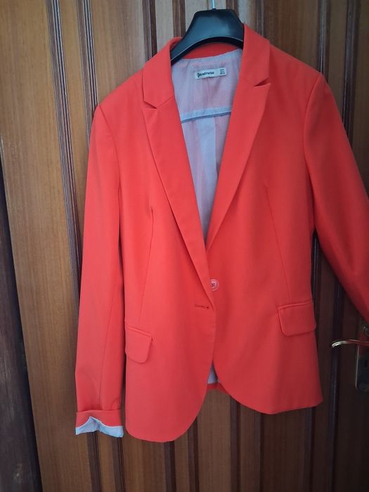 Blazer coral stradivarius
