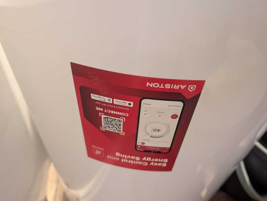 Termoacumulador Ariston LYDOS Wi-Fi 100L — 2 anos, como novo