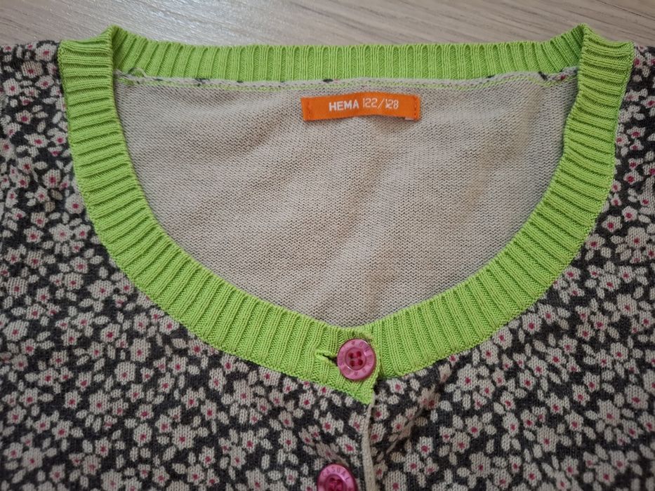 Sweter rozpinany Hema 122/128 bawełna