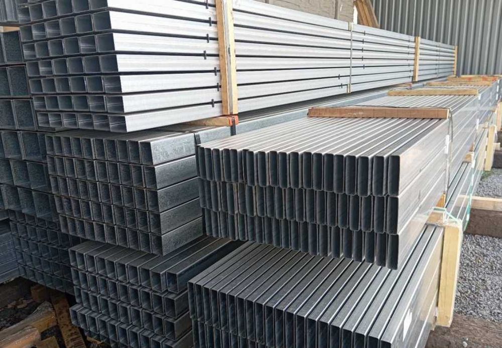 Profil słupek 100x100x2 oraz 3 mm  1.8-6 m ocynkowany bramy ogrodzenia