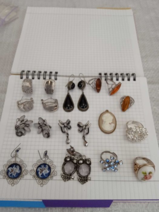 Броши,серьги подвесы