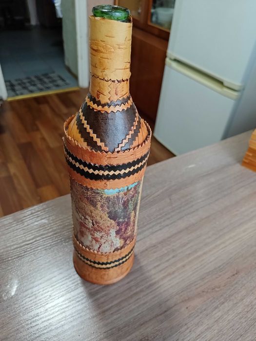 Бутылка декоративная для вина