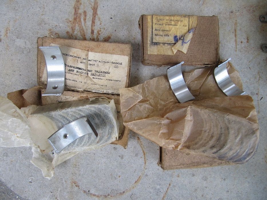 Набор (ремонтный) коренных, шатунных вкладышей ВАЗ, Москвич: 330 грн ...
