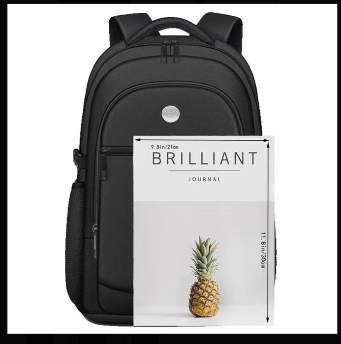 Czarny plecak unisex – turystyczny, sportowy, na co dzień i na podróże