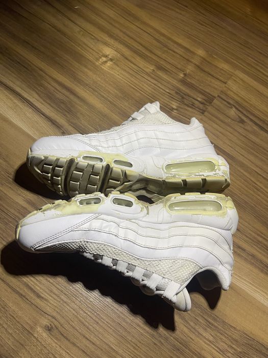 Білосніжні кросівки nike air max 95 41