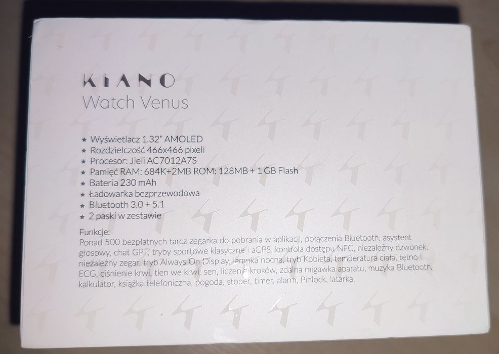 Smartwatch Kiano Venus komplet