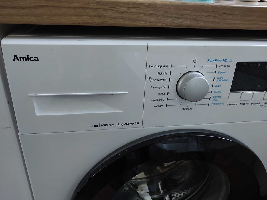 Amica WA1S610CLiSE
Amica WA1S610CLiSE  SLIM z błędem e64