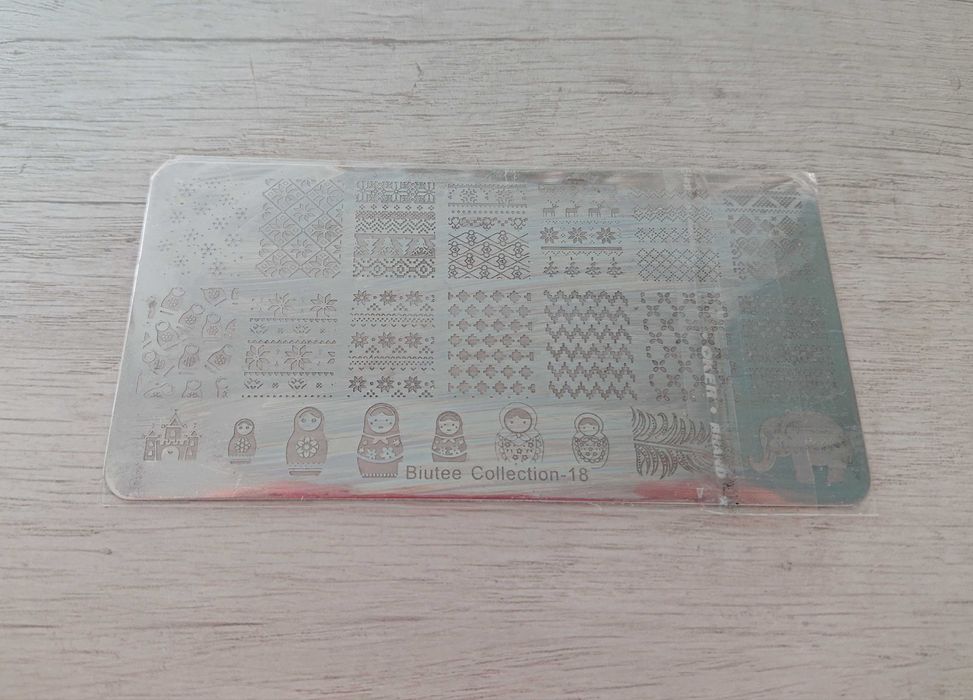 Пластина для стемпинга новая