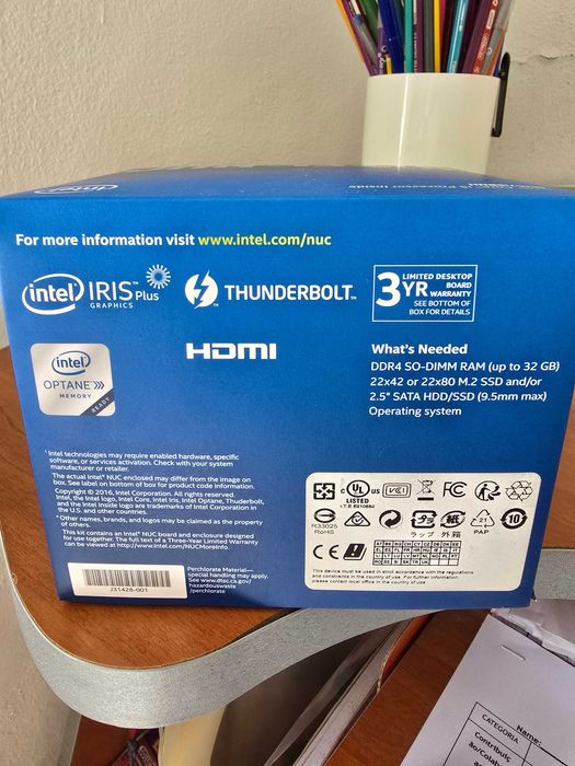 Intel Nuc7i5Bnh corei5 32Gb
